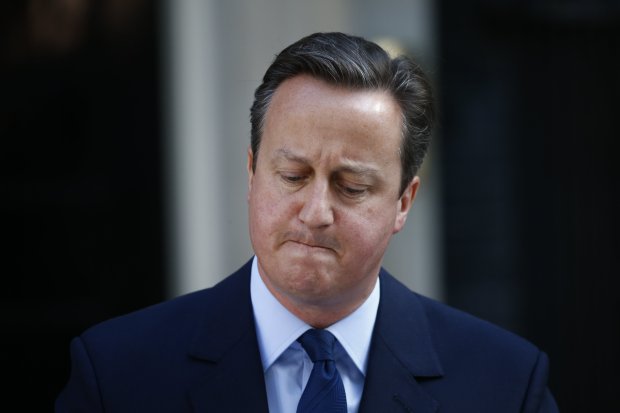 David Cameron announces the EU referendum results