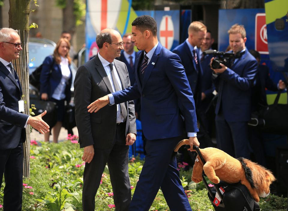 England Euro 2016 Squad Arrival - Auberge du Jeu de Paume Hotel