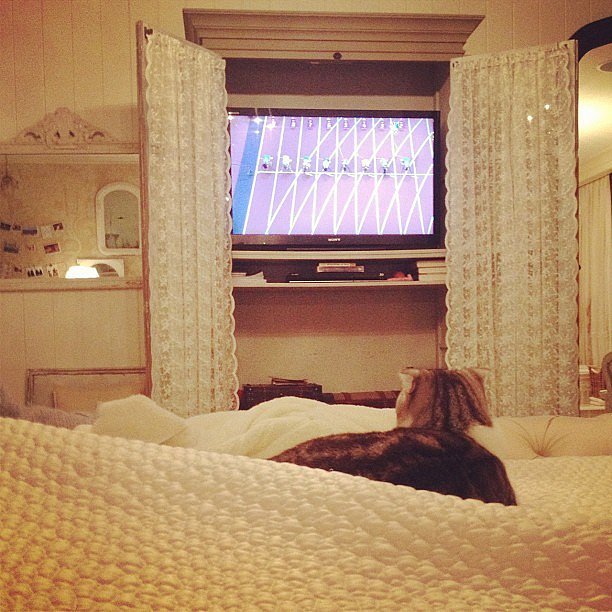 When-Meredith-gets-watch-TV-giant-screen-beautiful-room