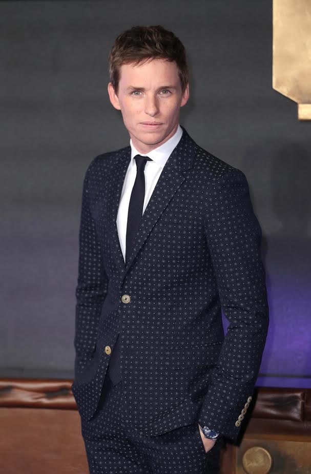 LONDON, ENGLAND - NOVEMBER 15:Eddie Redmayne attends the European premiere of "Fantastic Beasts And Where To Find Them" at Odeon Leicester Square on November 15, 2016 in London, England. (Photo by Mike Marsland/WireImage) *** Local Caption *** Eddie Redmayne