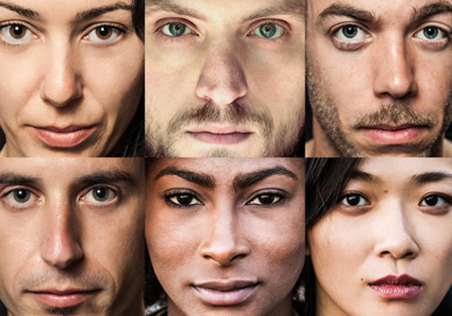 Collection of diverse people headshots.