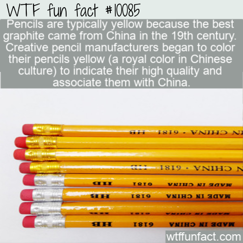 WTF-Fun-Fact-Yellow-Pencils